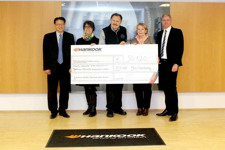 Hankook spendete 50.000 Euro