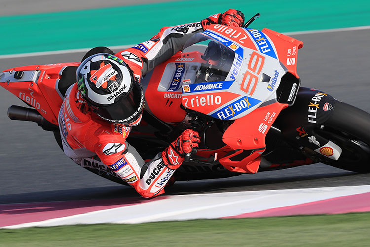 Jorge Lorenzo heute auf dem Losail Circuit