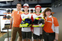 Schuberth-CEO Jan-Christian Becker mit Rufino Florido und Matthias Meggle sowie Karine Seyfert