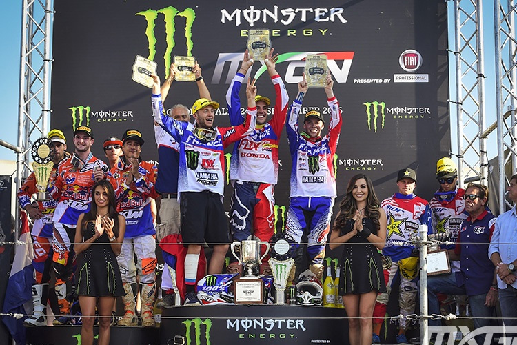 Team Frankreich gewann 2016 das MXoN knapp vor Holland