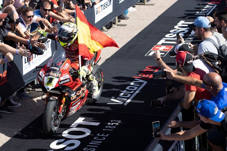 Alvaro Bautista holte den Sieg im zweiten Lauf