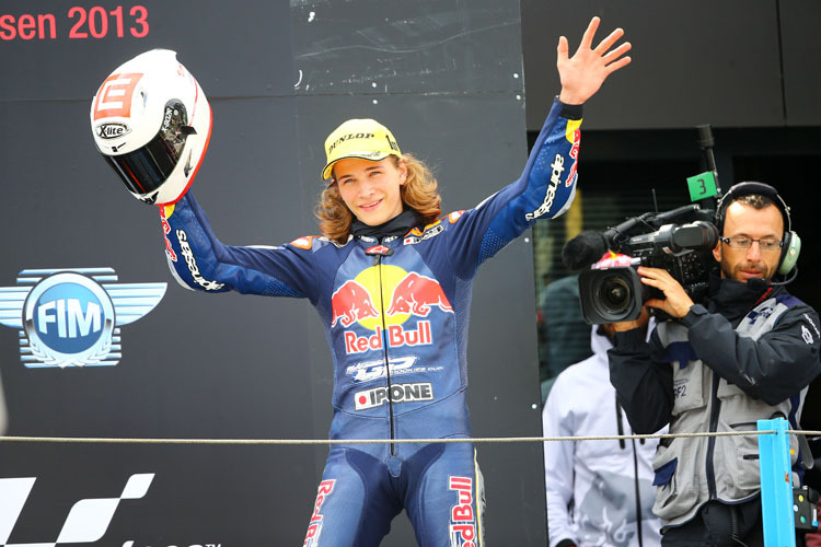 Karel Hanika, der Saisondominator des Red Bull Rookies Cup