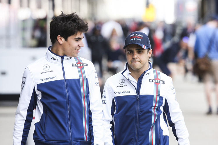 Lance Stroll und Felipe Massa