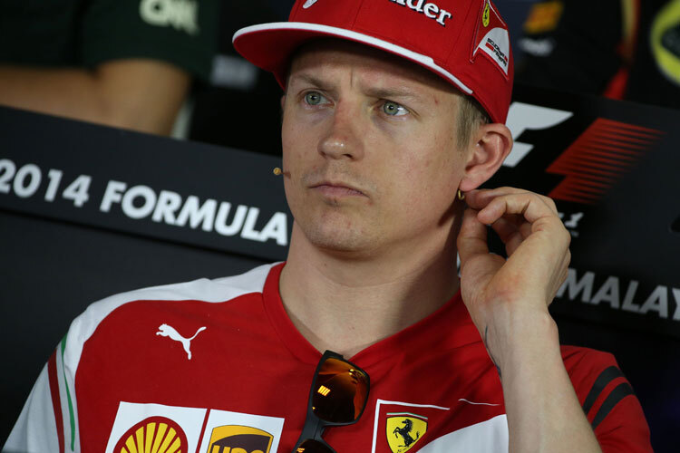Kimi Räikkönen kann sich mit dem Ferrari noch nicht anfreunden