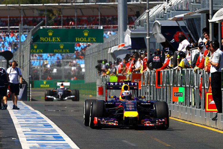 Daniel Ricciardo drehte am ersten Trainingstag in Melbourne 64 Runden