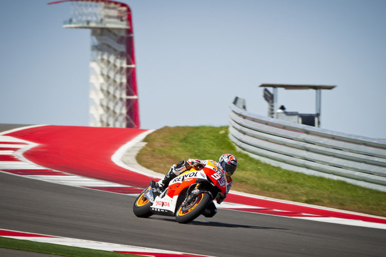 Marc Márquez auf der Piste in Austin