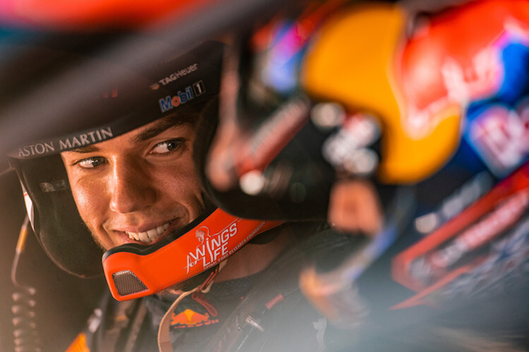 Der 23-jährige GP-Pilot will selbst einmal in einem WRC-Auto Gas geben