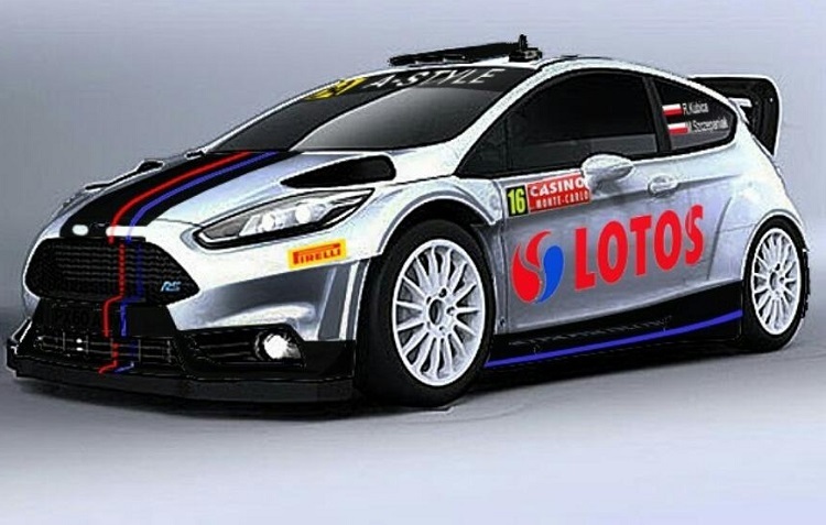 Studie des Ford Fiesta RS WRC von Robert Kubica