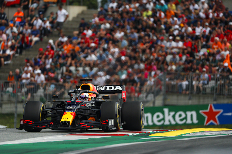 Max Verstappen machte seine Fans am Red Bull Ring glücklich, er siegte auch im zweiten Spielberg-Kräftemessen