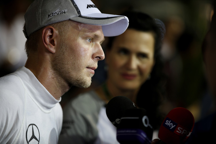 Kevin Magnussen in Singapur