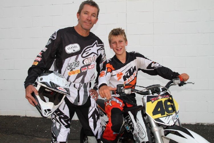 Troy Bayliss und sein Sohn Oli – fährt er schon bald in der Supersport-WM 300?