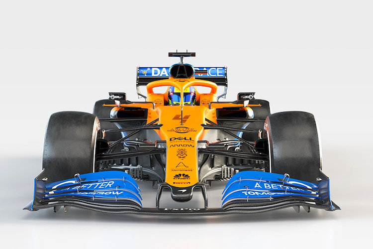 Bei den Farben bleibt McLaren dem Mix aus papayaorange und blau treu