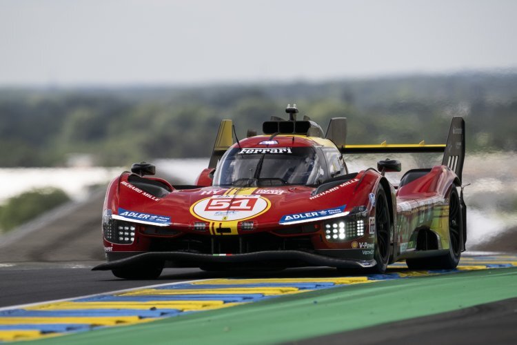 Gewann im Vorjahr in Le Mans: Der Ferrari von Pier Guidi/Calado/Giovinazzi