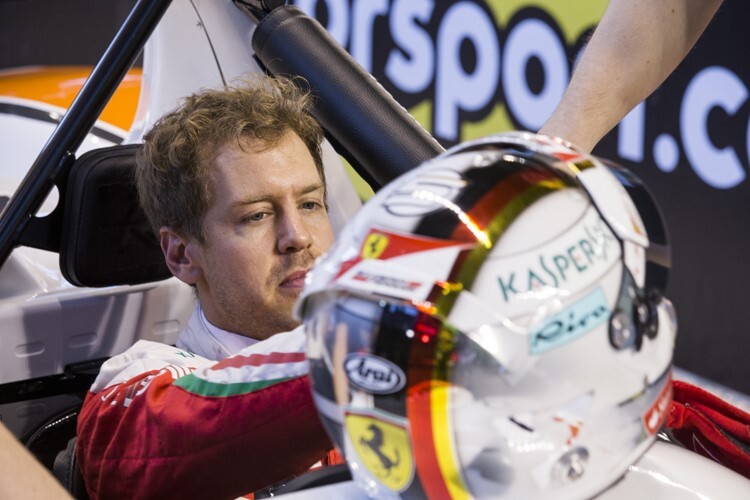 Sebastian Vettel beim Race of Champions