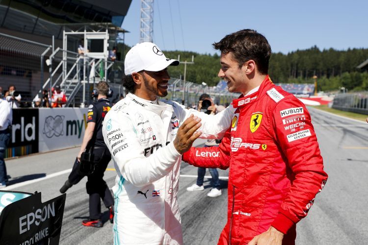 Lewis Hamilton & Charles Leclerc