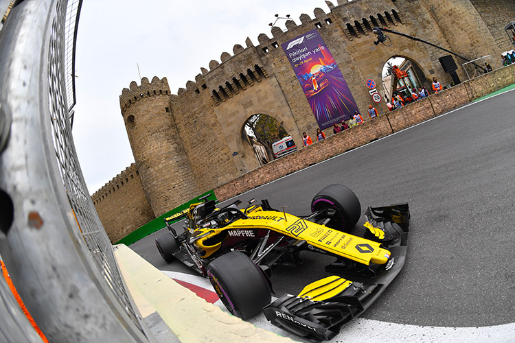 Nico Hülkenberg 2018 in Baku