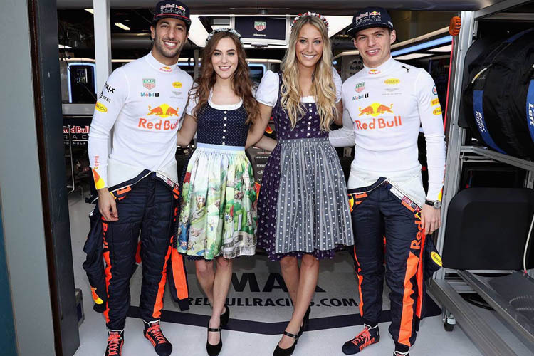 Erklärte Fans der Formula Unas: Daniel Ricciardo und Jury-Mitglied Max Verstappen