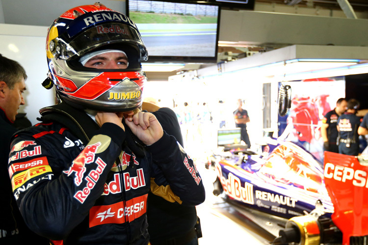 Max Verstappen steigt heute wieder in den Toro Rosso