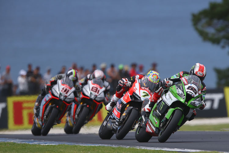 Die Superbike-Rennen auf Phillip Island 2015 waren spektakulär