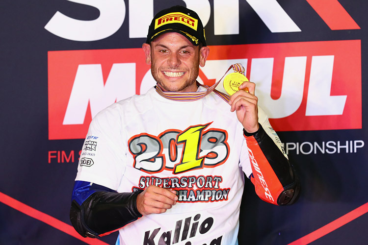 Sandro Cortese gewann als Newcommer den Titel in der Supersport-WM