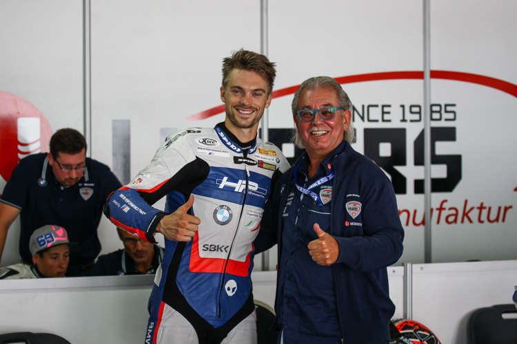 Leon Camier (li.) fand Gefallen an der IDM. Benny Wilbers will ihn 2015 verpflichten