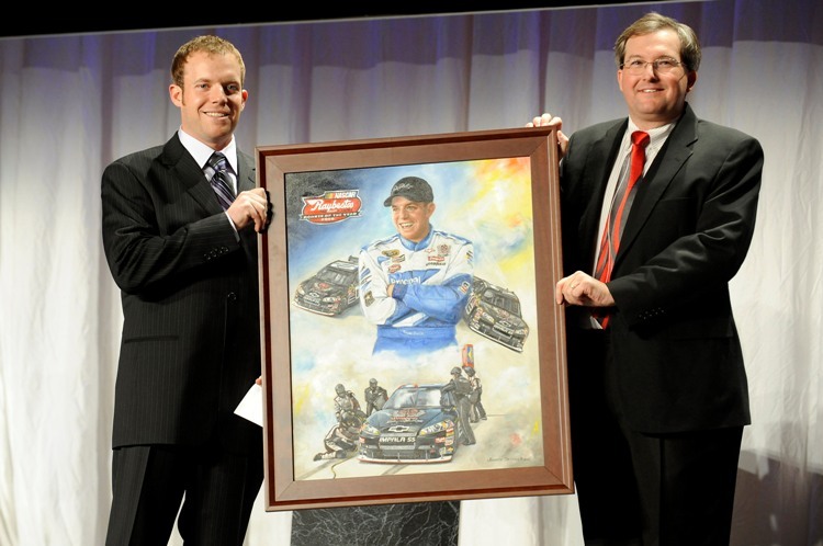 Der 24-jährige Smith erhält den «Rookie of the year»-Award 08