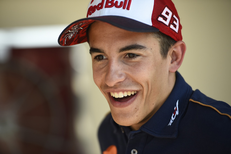 Marc Márquez: «In den letzten Jahren war es einer der Fehler, dass wir den neuen Motor erst in Valencia testeten und dann nicht genug Zeit hatten, um ihn richtig zu modifizieren»