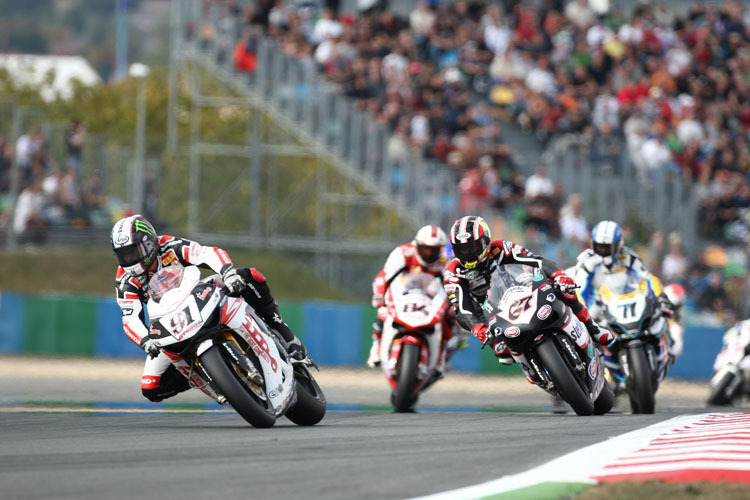 Leon Haslam (91) war in Magny-Cours Best of the Rest