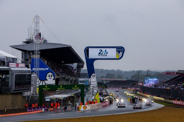 Rennstart im Le Mans ist traditionell gegen 15:00 Uhr