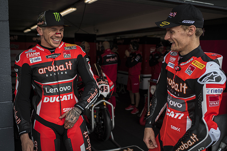 Scott Redding (li.) und Chaz Davies