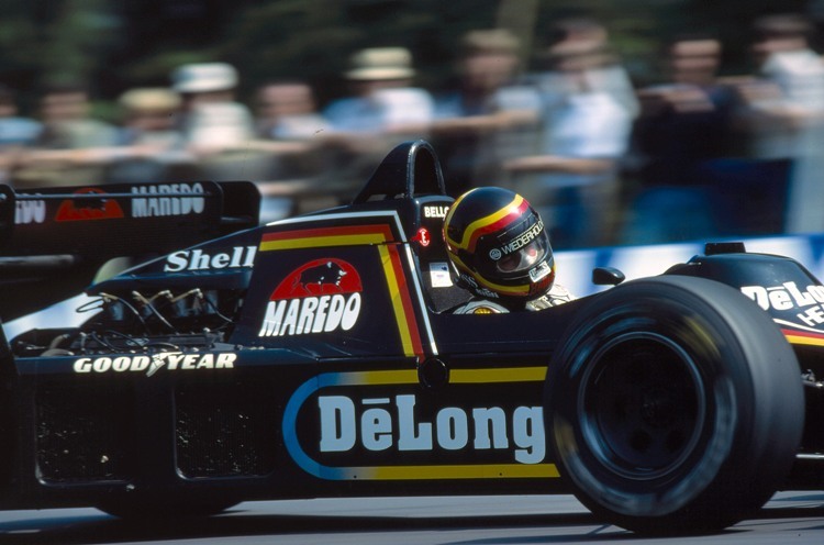 Stefan Bellof 1984 im Tyrrell 012 Cosworth