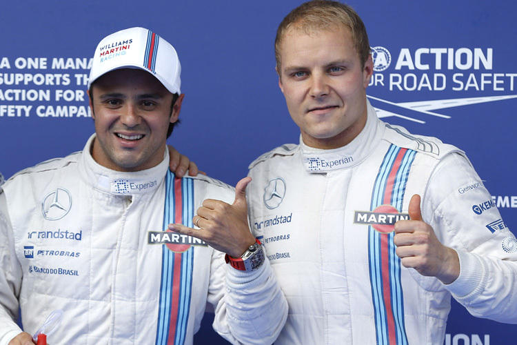 Felipe Massa und Valtteri Bottas