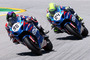 Das Yoshimura-Suzuki-Duo Roger Hayden (95) und Toni Elias (24)