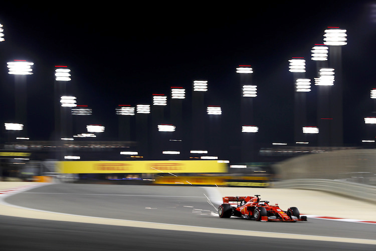 Sebastian Vettel in Bahrain