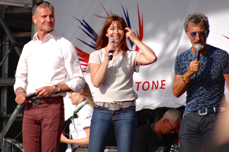 David Coulthard (links) mit Eddie Jordan (rechts)