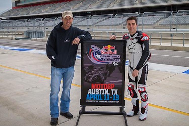 Zu Besuch auf der GP-Piste in Austin: Colin Edwards und Josh Herrin