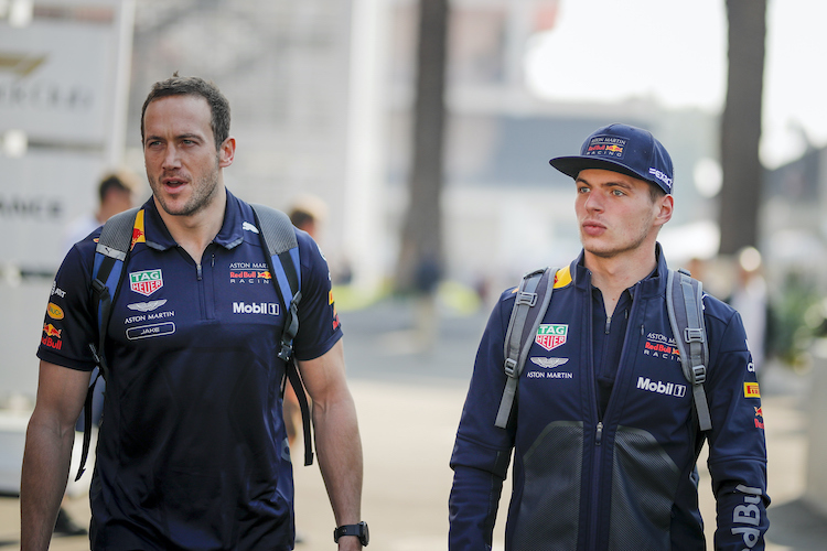 Max Verstappen und Ex-Trainer Jake Aliker