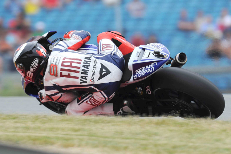 Jorge Lorenzo hielt Dani Pedrosa in Schach