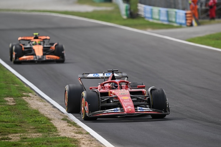 Charles Leclerc machte die Tifosi in Monza glücklich