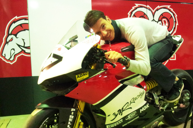 Max Neukirchner auf der MR Ducati