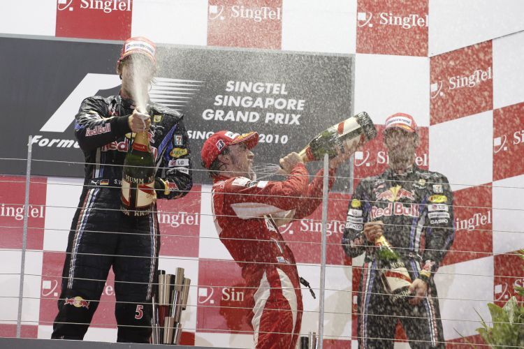 Nur Alonso verhinderte ein perfektes Red Bull-Ergebnis
