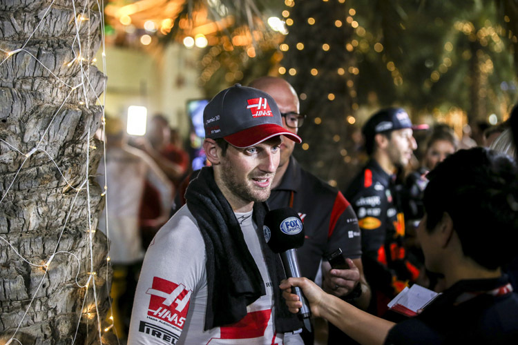 Romain Grosjean weiss: «Es wird ein langes Rennen, in dem der Reifenabbau eine grosse Rolle spielen wird»