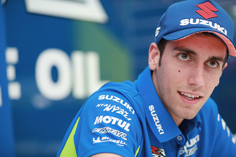 Alex Rins wird bis Ende 2020 bei Suzuki unterschreiben