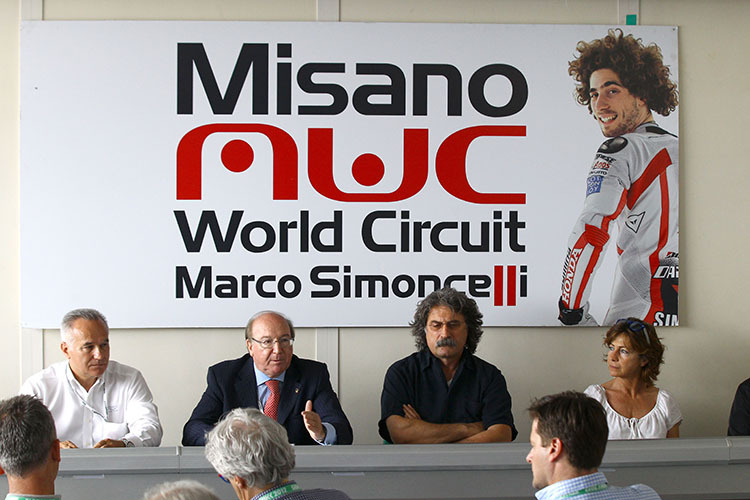 2012 wurde die GP-Strecke in Misano auf Misano World Circuit Marco Simoncelli umgetauft