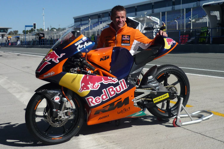 Pit Beirer mit der Moto3-KTM