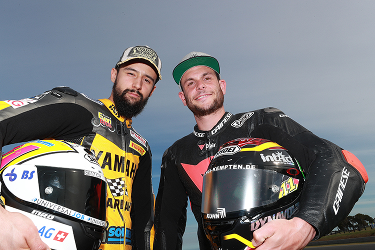 Randy Krummenacher (li.) und Sandro Cortese