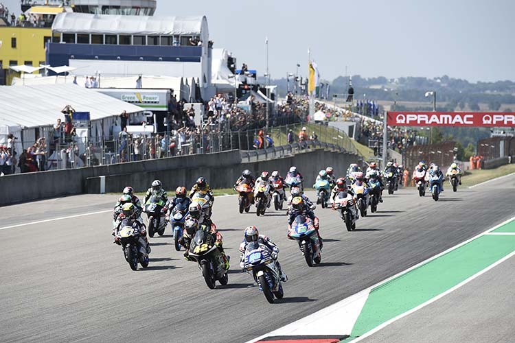 Moto3-Start in Deutschland: Die besten Fahrer steigen in die Moto2-Klasse auf