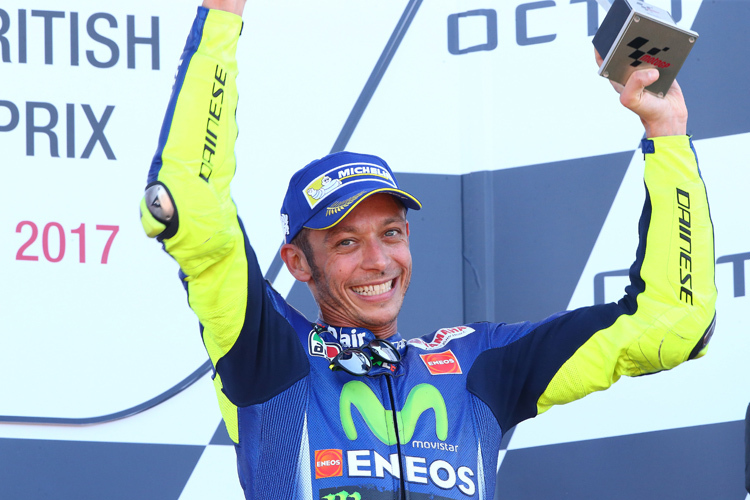 Valentino Rossi: Platz 3 in Silverstone/GB