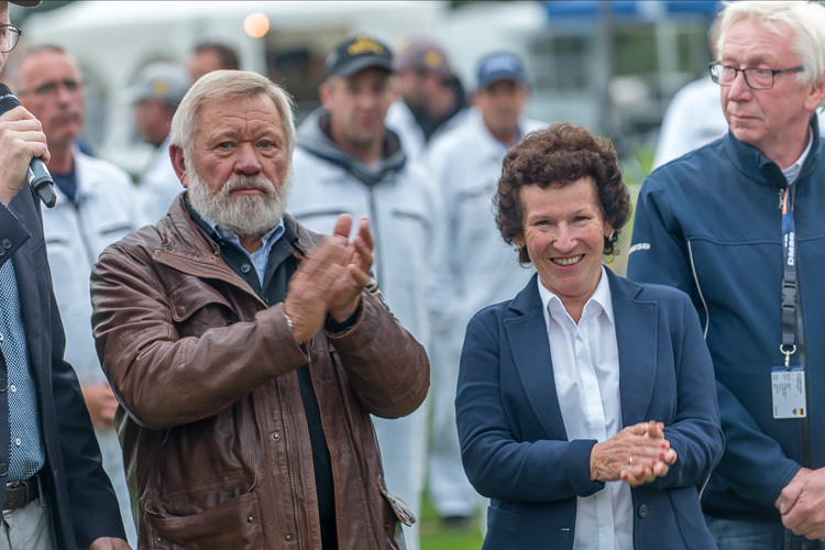 Sylvia Wollering folgte Ludger Spils (l.) als 1. Vorsitzende des AC Vechta