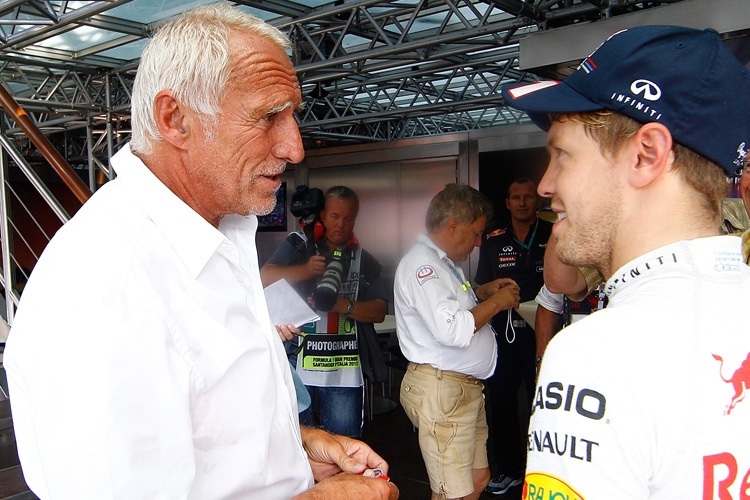 Dietrich Mateschitz mit Sebastian Vettel